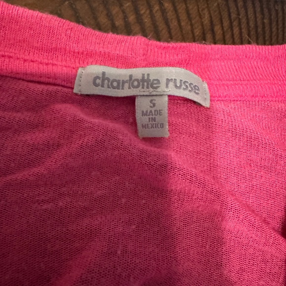 Pink button up cardigan - Picture 3 of 3